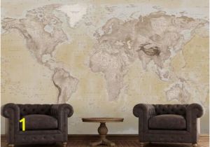 Another Word for Wall Mural 2015 Neutral Map Wallpaper Mural Wallpaper Mural