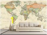 Antique World Map Wall Mural 54 Best World Map Mural Images