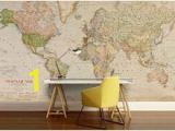 Antique World Map Wall Mural 60 Best World Map Wallpaper Images