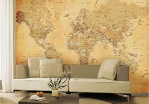 Antique World Map Wall Mural Antique World Map Mural 19 Best Vintage World Map