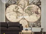 Antique World Map Wall Mural Vintage Map Tapestry Old Map Wall Decor Vintage Wall Decor