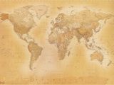 Antique World Map Wall Mural Vintage Old Map Mural 2 Part Wallpaper Inn Store