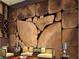 Architectural Wall Murals Custom Wall Murals Woods Grain Growth Rings European Retro Painting