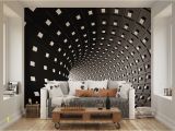 Architectural Wall Murals Ohpopsi Abstract Modern Infinity Tunnel Wall Mural Amazon