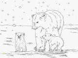 Arctic Animals for Kids Coloring Pages Baby Polar Bear Coloring Pages Printable Polar Bear