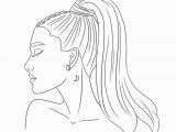 Ariana Grande Coloring Page Ariana Grande Arianagrande Drawitcute Howtodraw Fanart