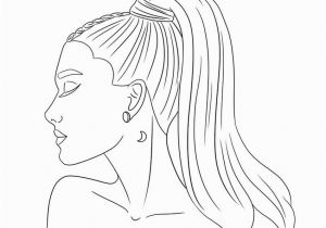 Ariana Grande Coloring Page Ariana Grande Arianagrande Drawitcute Howtodraw Fanart