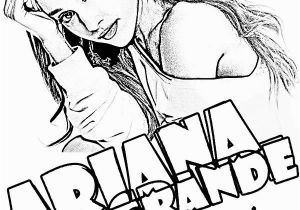 Ariana Grande Coloring Page Free Ariana Grande Coloring Page for Children Arianagrande