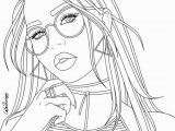 Ariana Grande Coloring Page Girl Coloring Page