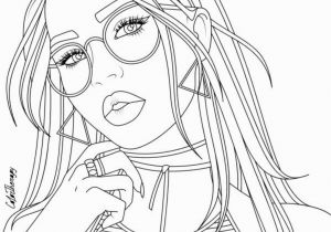 Ariana Grande Coloring Page Girl Coloring Page