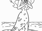 Ariel as A Human Coloring Pages Ariel Just Turned Into Human Little Mermaid S852c Coloring