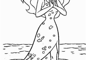 Ariel as A Human Coloring Pages Ariel Just Turned Into Human Little Mermaid S852c Coloring