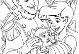 Ariel Coloring Pages Free Small Family Eric and Ariel Coloring Pages