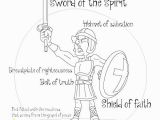 Armor Of God Coloring Pages Pdf Back to School Sunday School Lesson Armor Of God for Kids