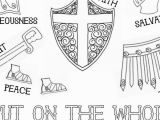 Armor Of God Coloring Pages Pdf Blank Armor Of God Folder Cover Pdf