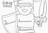 Armor Of God for Kids Coloring Pages Armor God Coloring Page Unique Salvation Bible Coloring