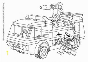 Army Truck Coloring Page Lego Fire Truck