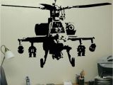 Army Wall Murals Cool Military Helicopter Wall Art Stickers Mural Vinyl Decals