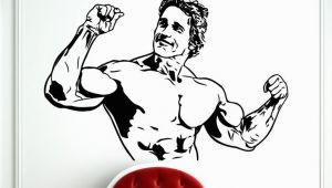 Arnold Schwarzenegger Wall Mural Arnold Schwarzenegger Decal Fitness Sports Bodybuilding Wall