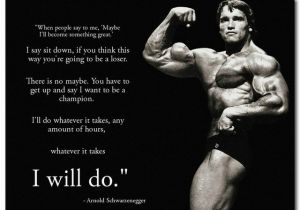 Arnold Schwarzenegger Wall Mural Nicoleshenting Arnold Schwarzenegger Motivational Quote Art Silk