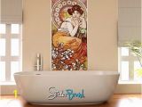 Art Nouveau Wall Murals Graphic Wall Decal Sticker Long Legs Fashion Gwray103