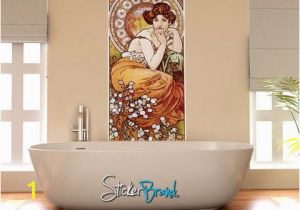 Art Nouveau Wall Murals Graphic Wall Decal Sticker Long Legs Fashion Gwray103