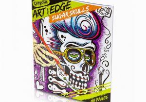 Art with Edge Sugar Skulls Pages Colored Art with Edge Sugar Skulls Adult Coloring Book Walmart