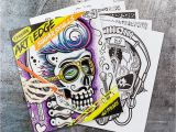 Art with Edge Sugar Skulls Pages Colored Art with Edge Sugar Skulls Crayola