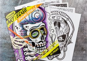 Art with Edge Sugar Skulls Pages Colored Art with Edge Sugar Skulls Crayola