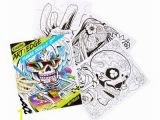 Art with Edge Sugar Skulls Pages Colored Crayola Art with Edge Sugar Skulls Coloring Book