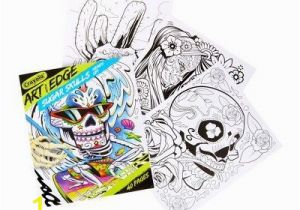 Art with Edge Sugar Skulls Pages Colored Crayola Art with Edge Sugar Skulls Coloring Book