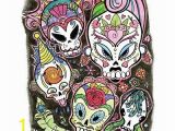 Art with Edge Sugar Skulls Pages Colored Crayola Art with Edge Sugar Skulls Coloring Book