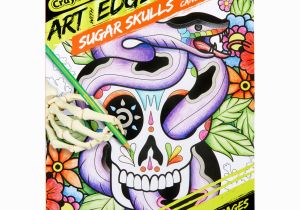 Art with Edge Sugar Skulls Pages Colored Sugar Skulls Coloring Book for Adults Volume 3