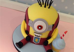 Aston Villa Wall Mural aston Villa themed Minion Cake