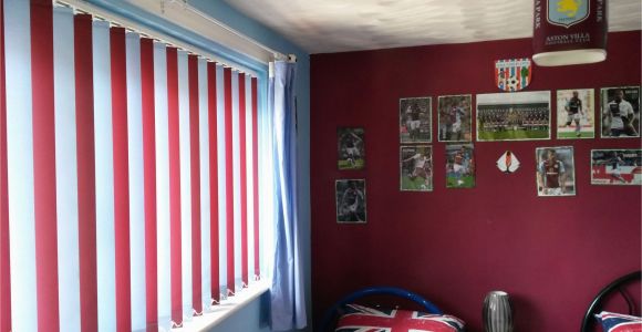 Aston Villa Wall Mural Multi Coloured Vertical Blinds Football aston Villa Kids