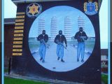 Aston Villa Wall Mural Ulster Defence association [uff] Mural Rathcoole