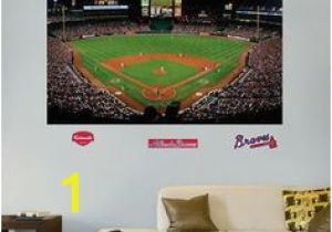 Atlanta Braves Wall Mural 73 Best Bonus Room Images