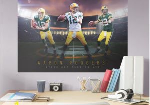 Atlanta Braves Wall Mural Fathead Aaron Rodgers Montage Mural Giant Ficially