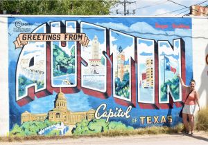 Austin Texas Wall Murals Greetings From Austin Mural Aktuelle 2020 Lohnt Es Sich