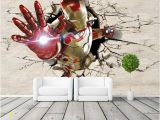 Avengers Full Size Wall Mural 3d View Iron Man Wallpaper Giant Wall Murals Cool