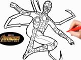 Avengers Infinity War Spiderman Coloring Pages Avengers Infinity War Iron Spider