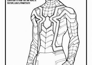 Avengers Infinity War Spiderman Coloring Pages How to Draw Iron Spider Avengers Infinity War Drawing