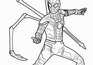 Avengers Infinity War Spiderman Coloring Pages Iron Spider In Infinity War Coloring Page Free Printable