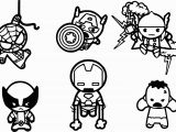 Avengers Symbol Coloring Page Avengers Baby Chibi Characters Coloring Page