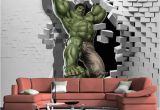 Avengers Wall Mural Wallpaper 3d Avengers Wallpaper Custom Hulk Wallpaper Unique