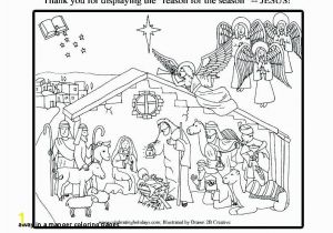 Away In A Manger Coloring Pages Away In A Manger Coloring Pages Nativity Scene Coloring Book