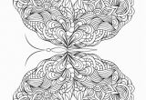B is for butterfly Coloring Page Free butterfly Coloring Page for Adults
