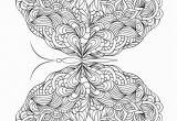 B is for butterfly Coloring Page Free butterfly Coloring Page for Adults