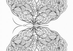 B is for butterfly Coloring Page Free butterfly Coloring Page for Adults
