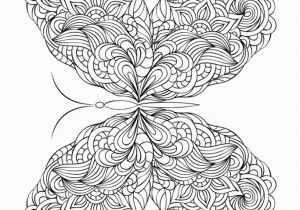 B is for butterfly Coloring Page Free butterfly Coloring Page for Adults